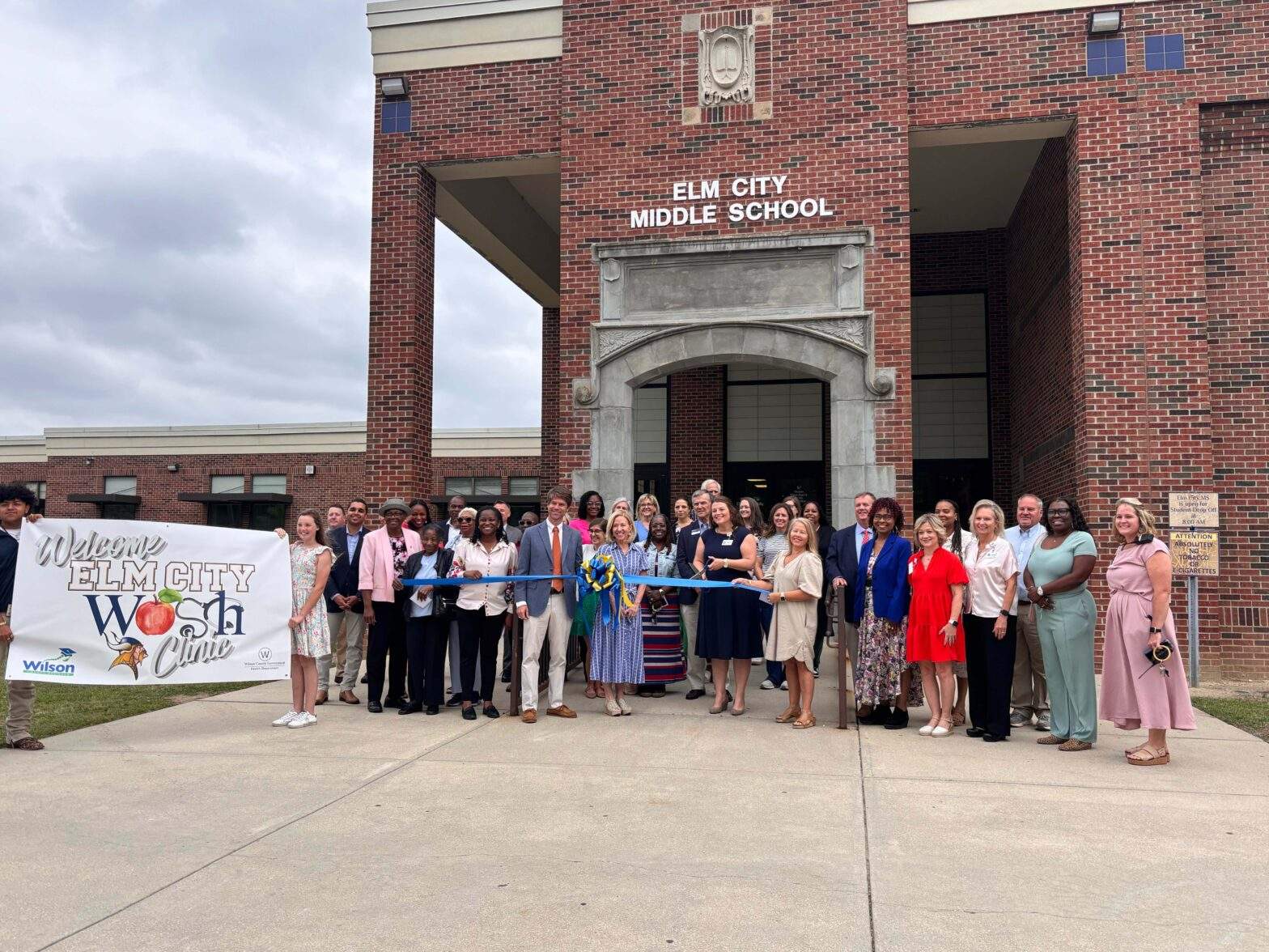 Featured image for post: HFW, Community Partners Celebrate Opening of Elm City Middle School WASH Clinic